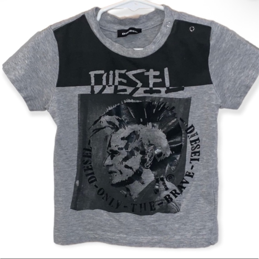 Authentic Diesel toddler boy signature designer Tee shirt 24 M